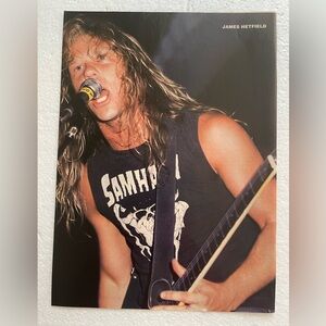 Metallica’s James Hetfield *